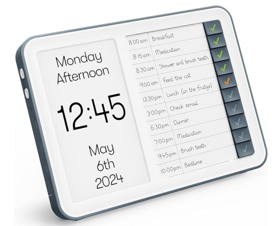 Dementia Clock with Daily Task Manager, HD Large Screen Digital Calendar Clock for Seniors and People with Memory Loss